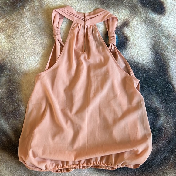 2 Peach Colored Dress Tops Size S - Picture 8 of 14